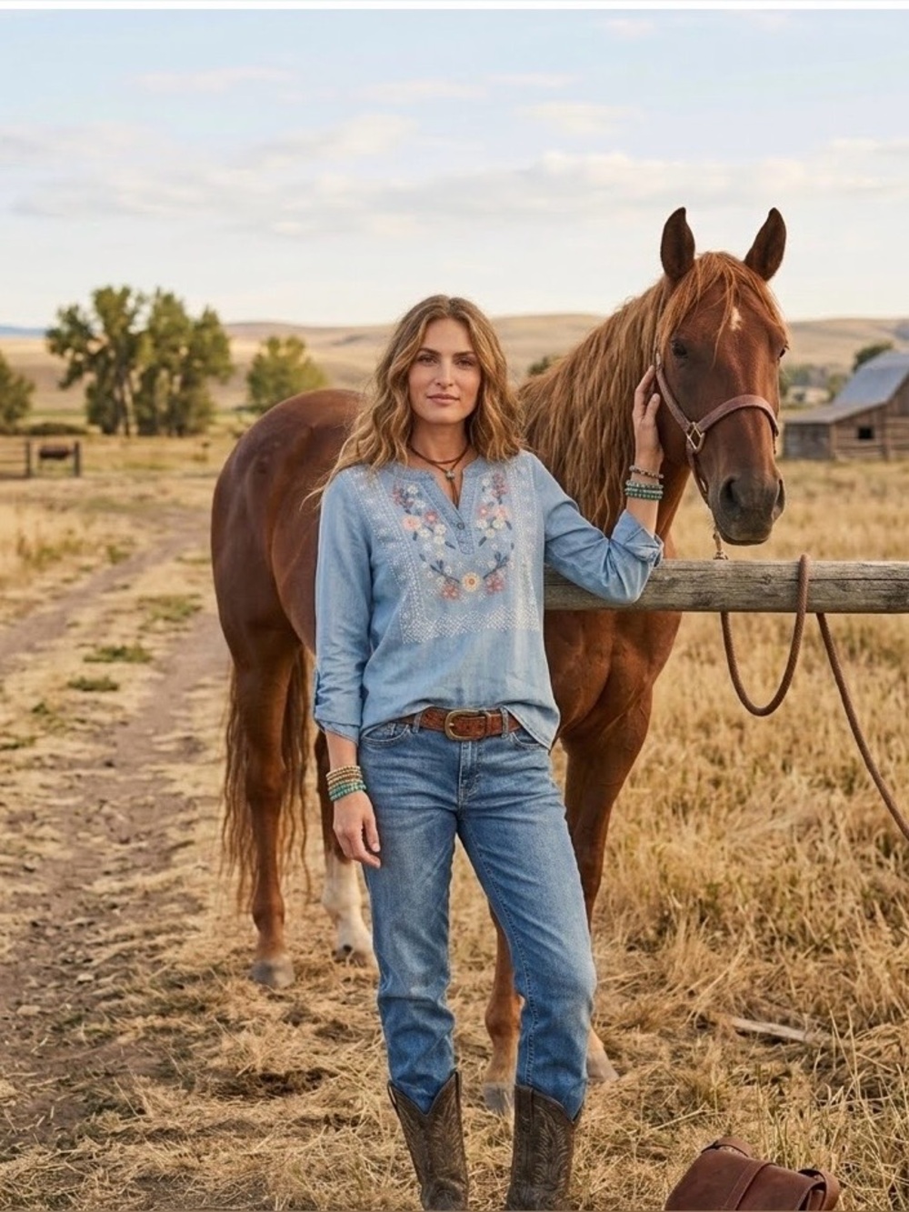 NWT Roper blouse